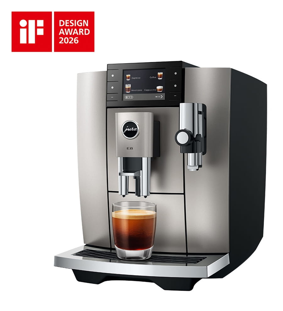 JURA E8 Midnight Silver (SD), vue du produit