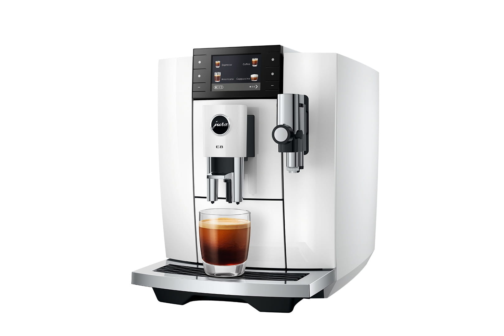 JURA E8 Piano White (SD), vue du produit