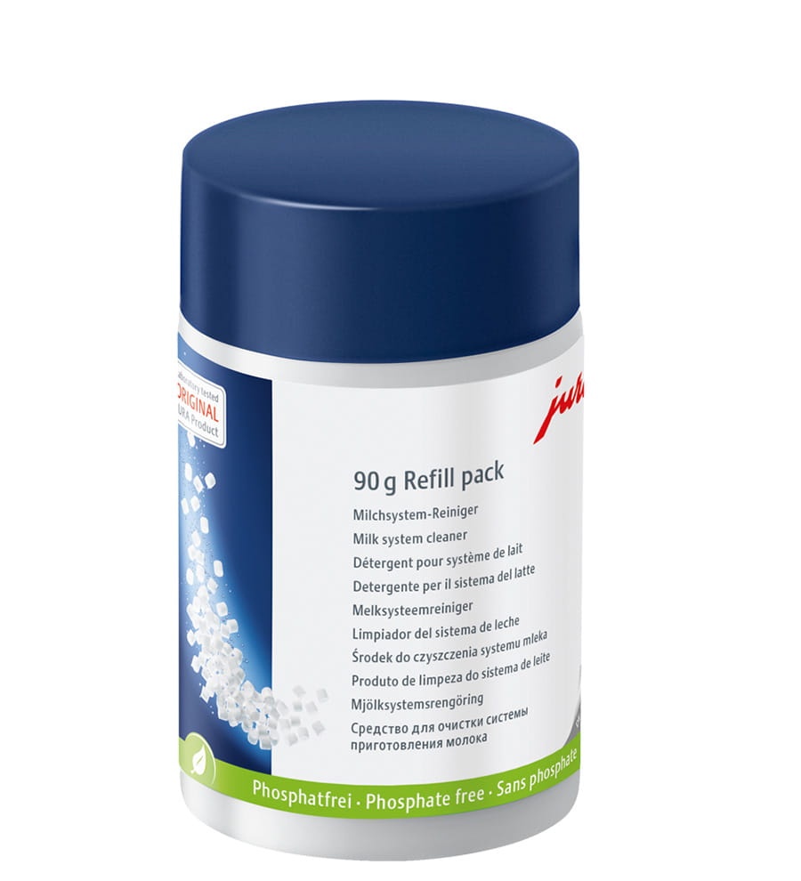 JURA Milchsystem-Reiniger (Mini-Tabs) 90 g Nachfüllflasche 90 g Nachfüllflasche für 30 Reinigungen, Produktansicht
