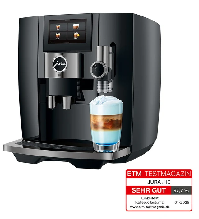 JURA J10 Piano Black (SA), Produktansicht