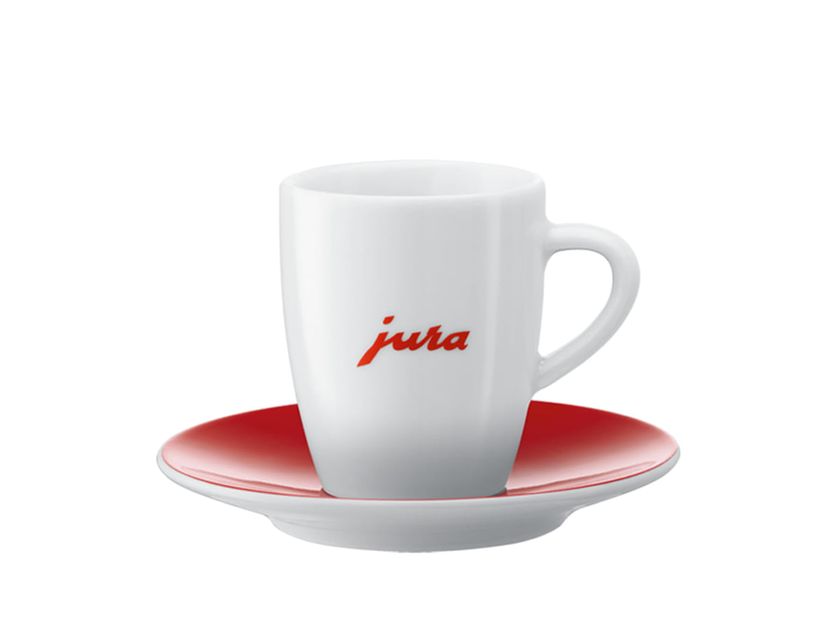 Espressotassen JURA Logo rot 2er-Set, Ansicht 1